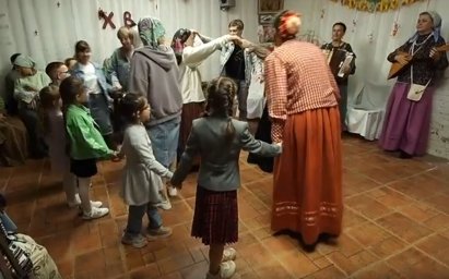 Прошел праздник Троицы для прихожан Крестовоздвиженского храма