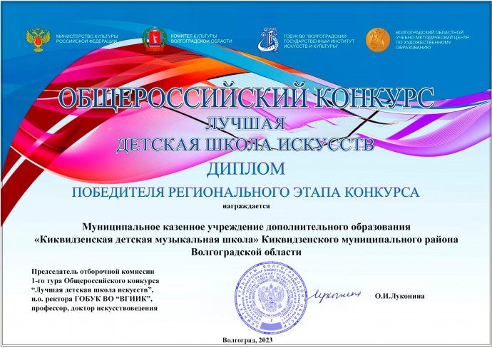 Лучшая детская школа искусств